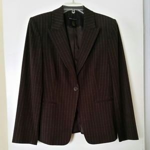 Striped Blazer Brown 14